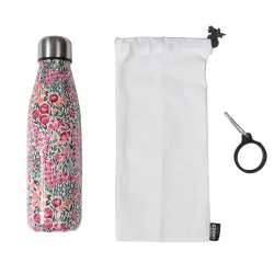 COFFRET BOUTEILLE ISOTHERME FLEURIE