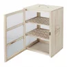 Garde Manger en bois clair 28x24x39cm