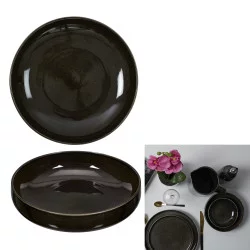 SALADIER NOIR JAPONISANT D29CM