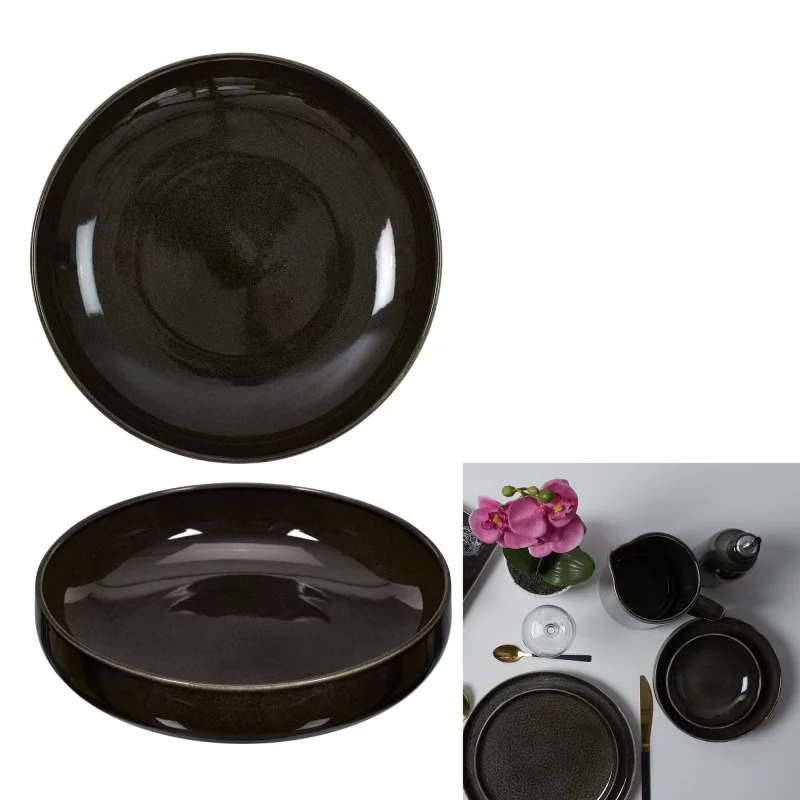 SALADIER JAPONAIS NOIR D29cm