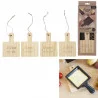 REPOSE POELON A RACLETTE EN BOIS X4