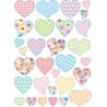 Gommettes Cœurs Tendance - 60 Pièces