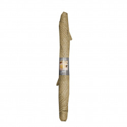 TAPIS SANDA OR D120 CM JUTE UNI+LUREX+PO
