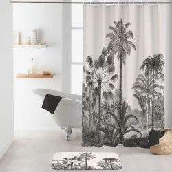 RIDEAU DE DOUCHE COCOTY AVEC CROCHETS 18