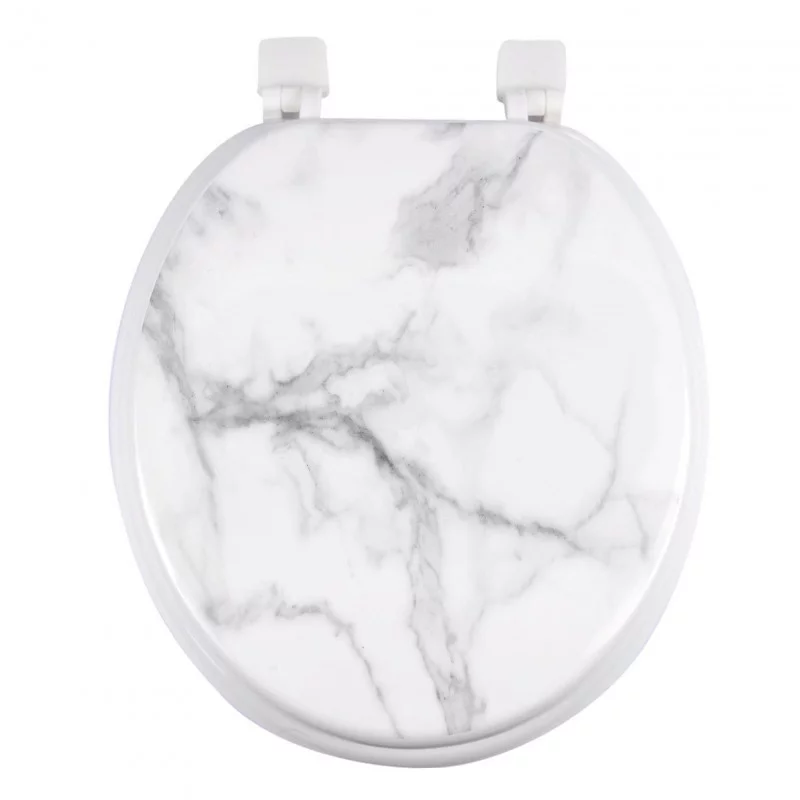 ABATTANT WC MARBRE CHARNIERES PLASTIQUE
