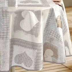 NAPPE RONDE COSY COEUR 160 CM