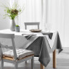 SERVIETTE DE TABLE CHARLINE GRISE X3 40x40cm