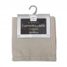 Serviette de table lin Charline 40x40cm coton Lot de 3