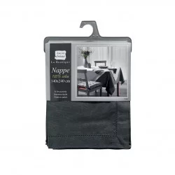 NAPPE CHARLINE ANTHRACITE RECT 140 x 240