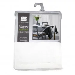 NAPPE CHARLINE BLANC RECT 140 x 240 CM C
