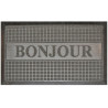 TAPIS D'ENTREE BONJOUR GRIS 45 x 75 CM