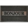 TAPIS D'ENTREE BONJOUR NOIR 45 x 75 CM