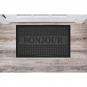 TAPIS D'ENTREE BONJOUR NOIR 45 x 75 CM