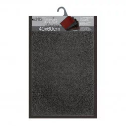 TAPIS TELIO GRIS 40X60CM ANTI-POUSSIE