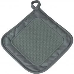 MANIQUE ANTHRACITE 19 X 19 CM POLYCOTON