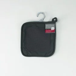 MANIQUE ANTHRACITE 19 X 19 CM POLYCOTON