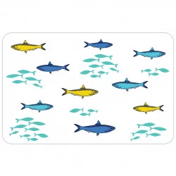 SET DE TABLE LIL FISH 28.5x43.5cm EN PVC