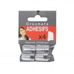 4 CROCHETS ADH GRIS