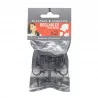 2 CROCHETS+SUPPORTS ANTHRACITE REGLABLES