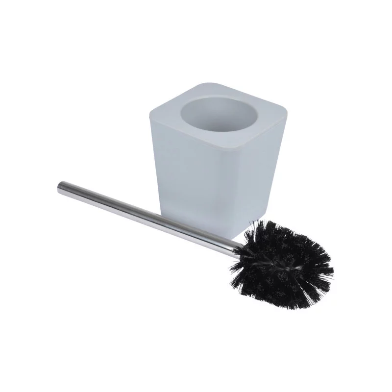 BROSSE WC SOFT TOUCH GRIS CLAIR Ø11,7*H