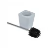 BROSSE WC SOFT TOUCH GRIS CLAIR Ø11,7*H