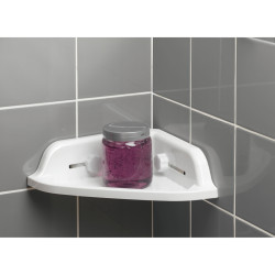 ETAGERE DE DOUCHE TRIANGULAIRE EN PP + A