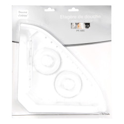 ETAGERE DE DOUCHE TRIANGULAIRE EN PP + A