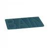 TAPIS BAIN RELIEF BLEU EMERAUDE