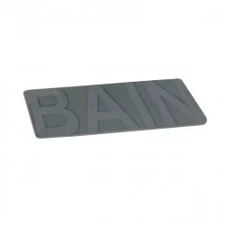 TAPIS DE BAIN MICROFIBRE RELIEF ""BAIN"