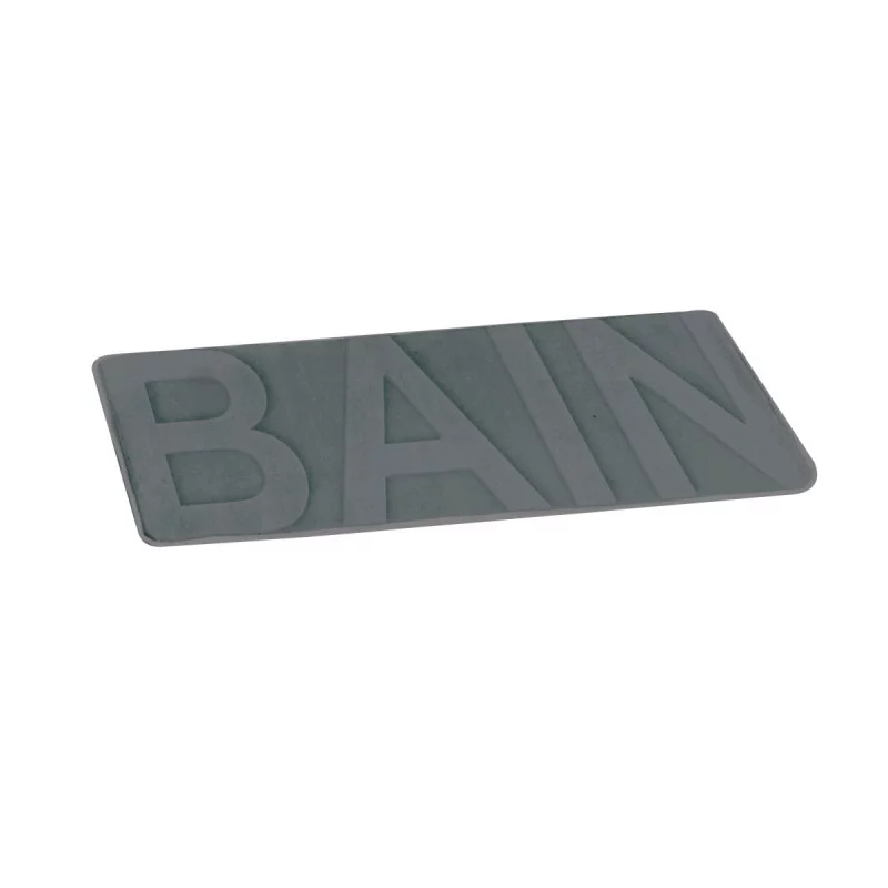 TAPIS DE BAIN MICROFIBRE RELIEF ""BAIN"
