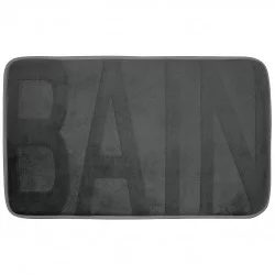 TAPIS DE BAIN MICROFIBRE RELIEF ""BAIN"