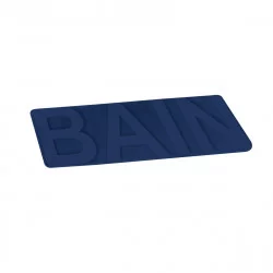 TAPIS DE BAIN INDIGO MICROFIBRE RELIEF