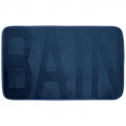 TAPIS DE BAIN INDIGO MICROFIBRE RELIEF