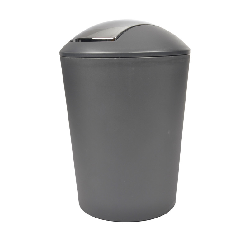 POUBELLE FLIC FLAC 5.6L ANTHRACITE COUV