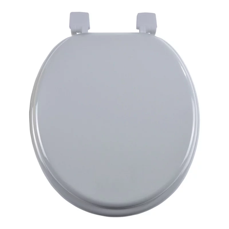 ABATTANT WC MDF GRIS CLAIR 37XH47CM