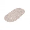 Fond de baignoire taupe galets 69x36cm