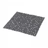 Fond de douche galets anthracite 52x52cm