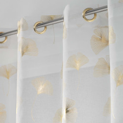 VOILAGE GINKGOLD 140x240CM VOILE SABL