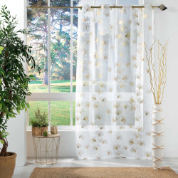 VOILAGE GINKGOLD 140x240CM VOILE SABL