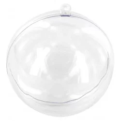 Boule plastique 8 cm
