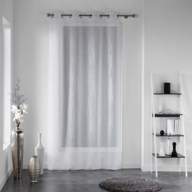 VOILE FILIANE BLANC 140 x 240 CM VOILE FILIANE BLANC 140 x 240 CM