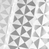 VOILE BLANC GEOMATIC 140X240cm ORGANZA