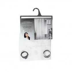 VOILE BLANC GEOMATIC 140X240cm ORGANZA
