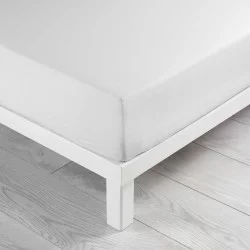 DRAP HOUSSE BLANC 140X190CM