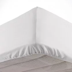 DRAP HOUSSE BLANC 140X190CM