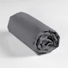 DRAP HOUSSE GRIS SOURIS 90X190CM