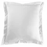 TAIE OREILLER VOLANT BLANC 63X63CM