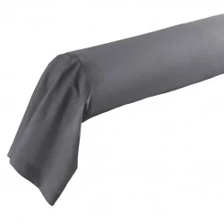 TAIE TRAVERSIN 85X185CM GRIS SOURIS