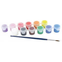 BARETTE 12 PEINTURES ACRYLIQUES 12 X 6
