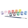BARETTE 12 PEINTURES ACRYLIQUES 12 X 6